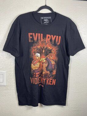 Street Fighter - Violent Ken, Evil Ryu & Akuma T shirt Size M